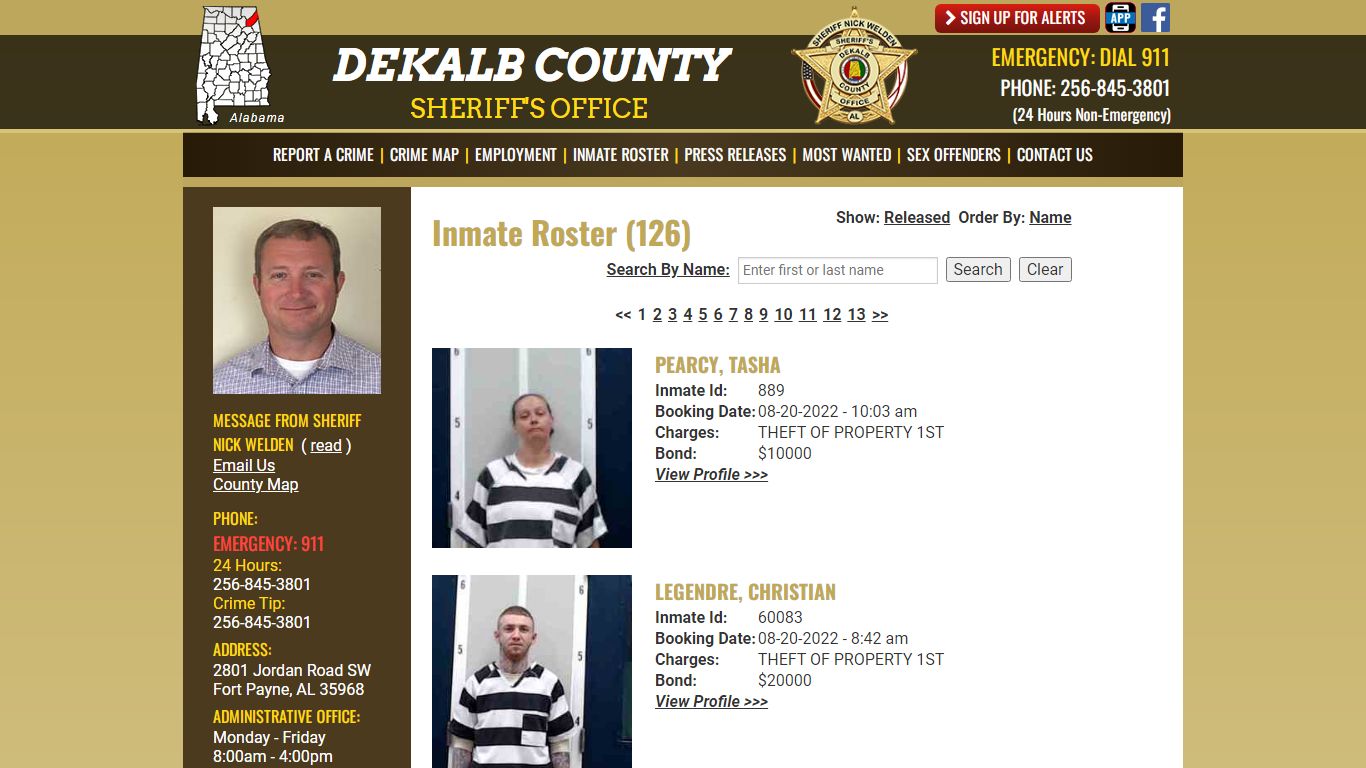 Inmate Roster - DeKalb County Sheriff's Office